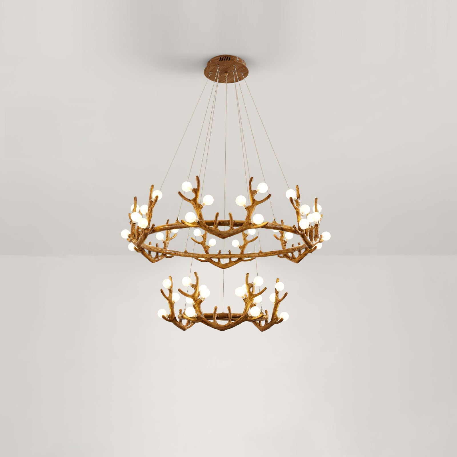 Antler Shape Branch Brass Chandelier product image