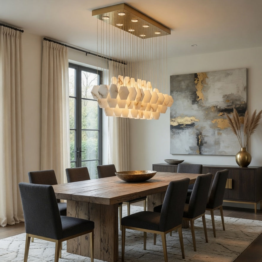 Arden Alabaster Chandelier additional product view