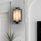 Arden Alabaster Wall Sconce material and finish detail