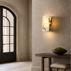 Arden Alabaster Wall Light lighting fixture detail view