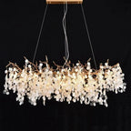 Ardent Branch Crystal Modern Chandelier by Bling Lighting Studio