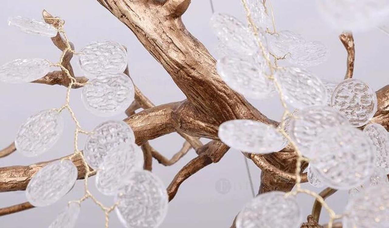 Arianna: Blossom Chandelier - White Flower Chandelier - White And Gold Light Fixture