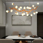 Art Clear Elegance Bubble Branch Linear Chandelier by Bling Lighting Studio