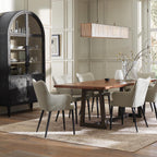 Art Glass Jeunet Rectangular Chandelier material and finish detail