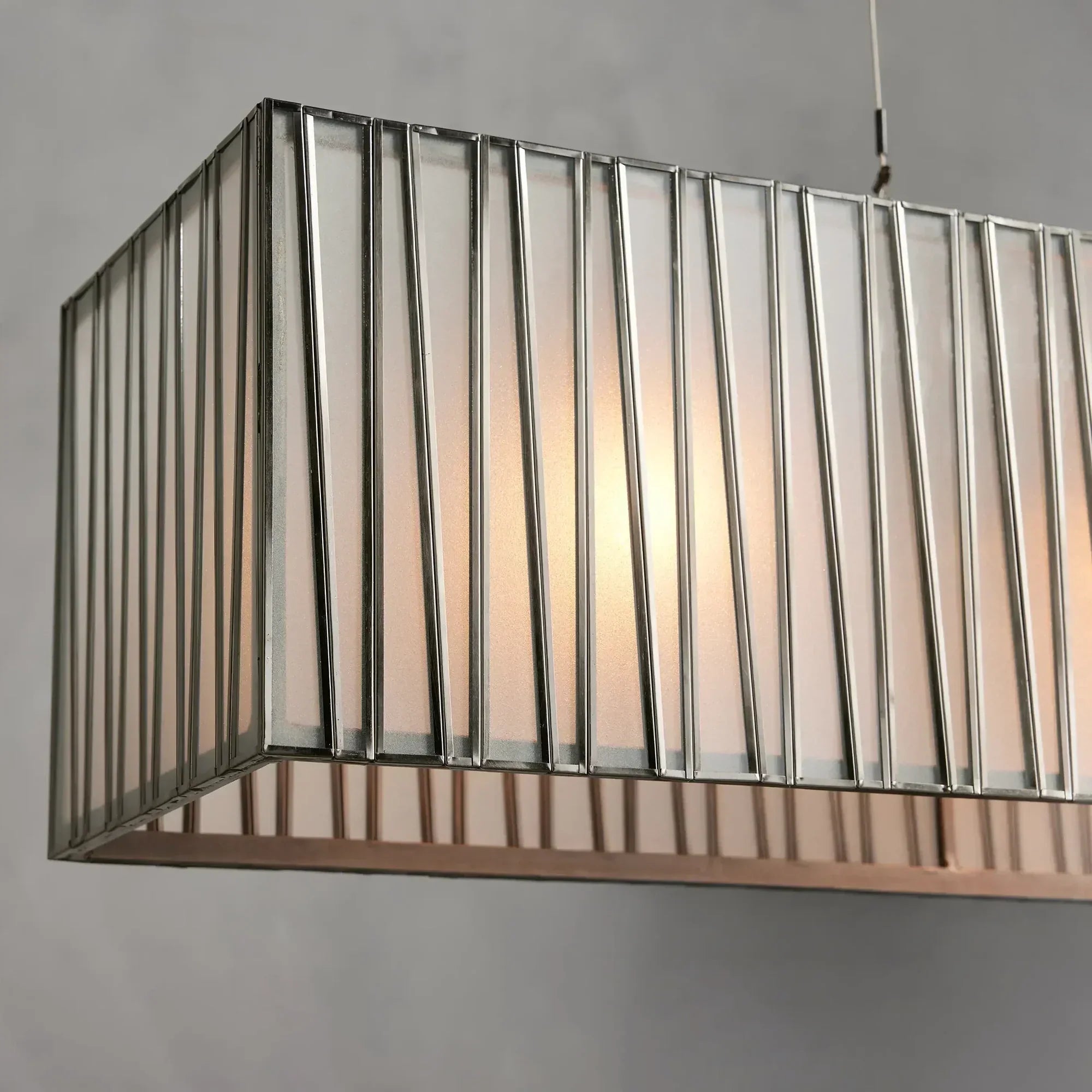 Art Glass Jeunet Rectangular Chandelier product image