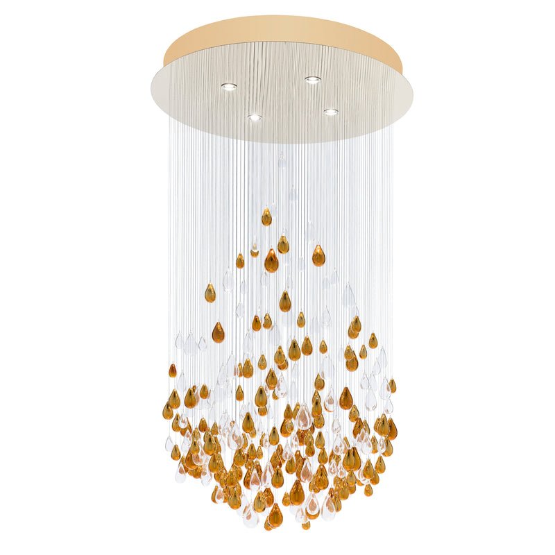 Art Glass Water Drop Chandelier product image