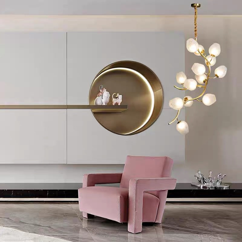 Artistic Glass Branch Chandelier for High Ceilings product image