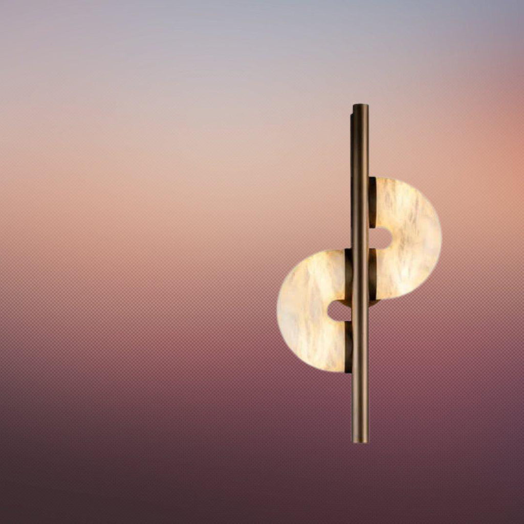 Arya Alabaster Wall Lamp by Bling Lighting Studio