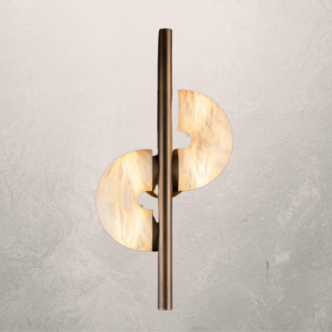 Arya Alabaster Wall Lamp by Bling Lighting Studio
