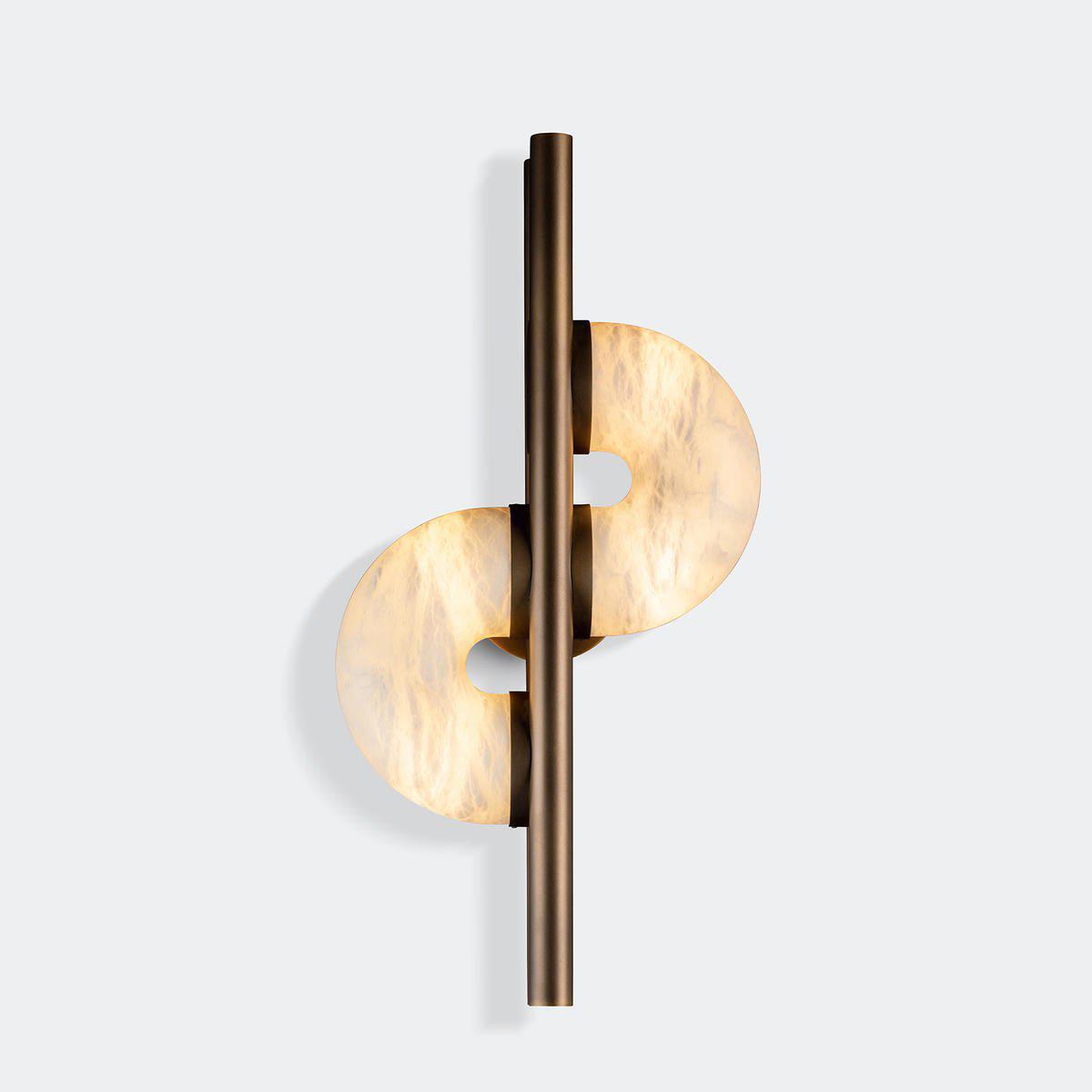 Arya Alabaster Wall Lamp by Bling Lighting Studio