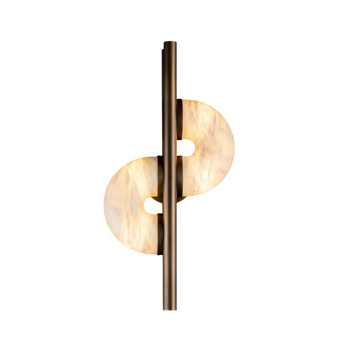 Arya Alabaster Wall Lamp by Bling Lighting Studio