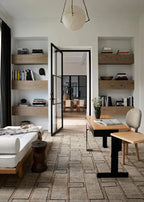 Large 'Atlas' Alabaster Suspension Lamp by Denis de la Mesiere
