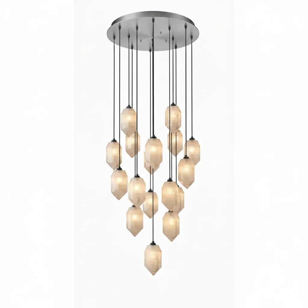Aubrey Alabaster Pendant Light by Bling Lighting Studio