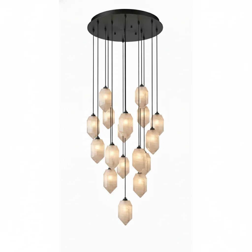 Aubrey Alabaster Pendant Light by Bling Lighting Studio