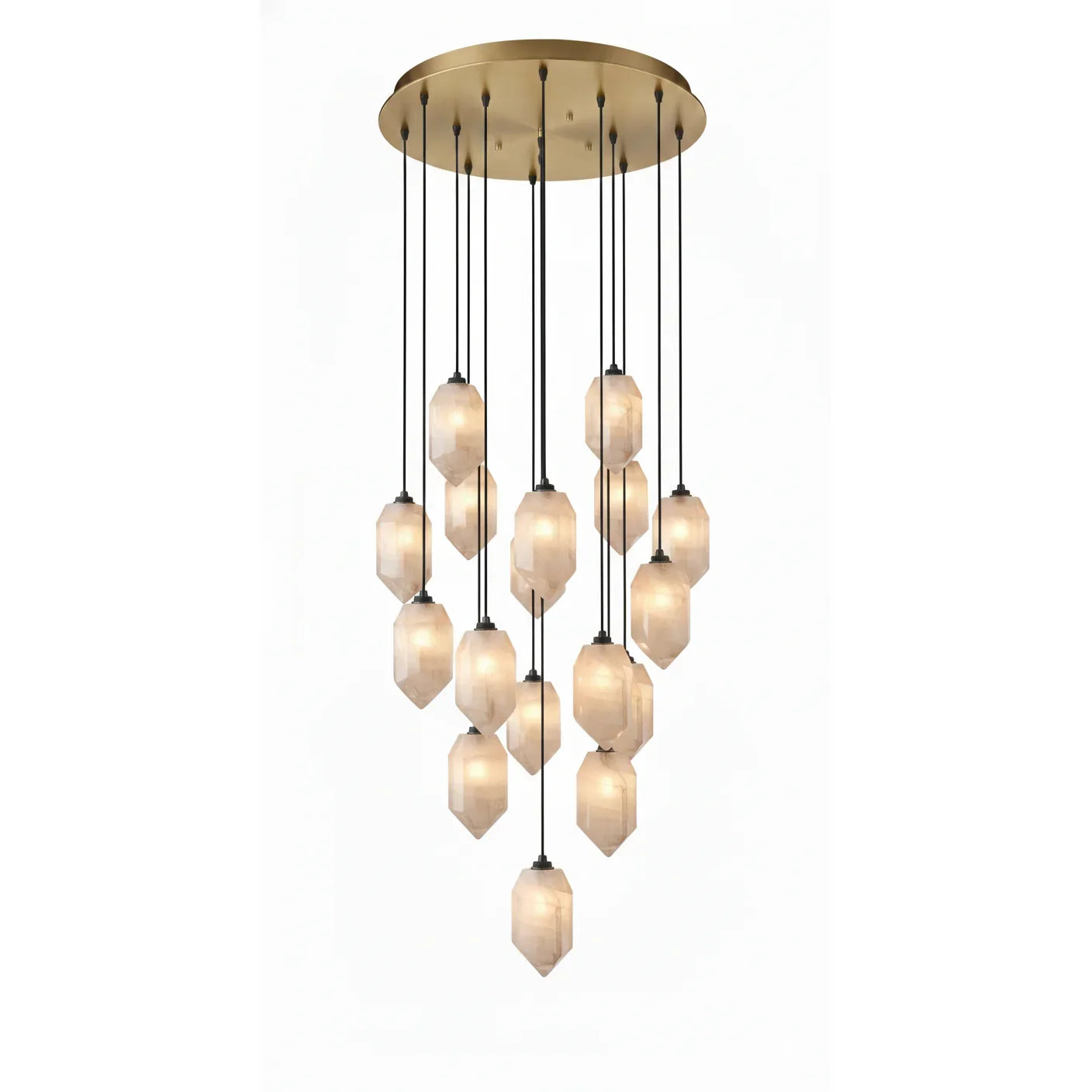Aubrey Alabaster Pendant Light by Bling Lighting Studio