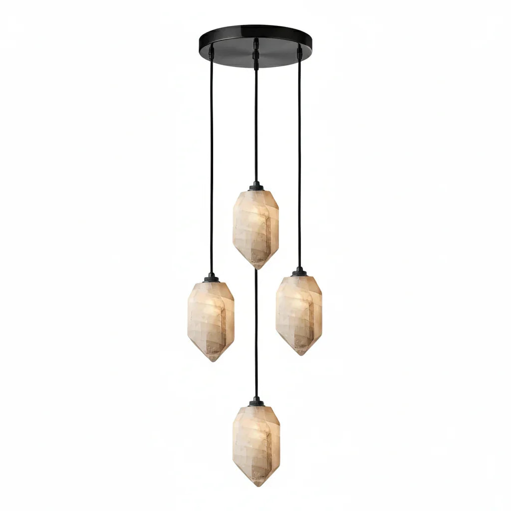 Aubrey Alabaster Pendant Light by Bling Lighting Studio