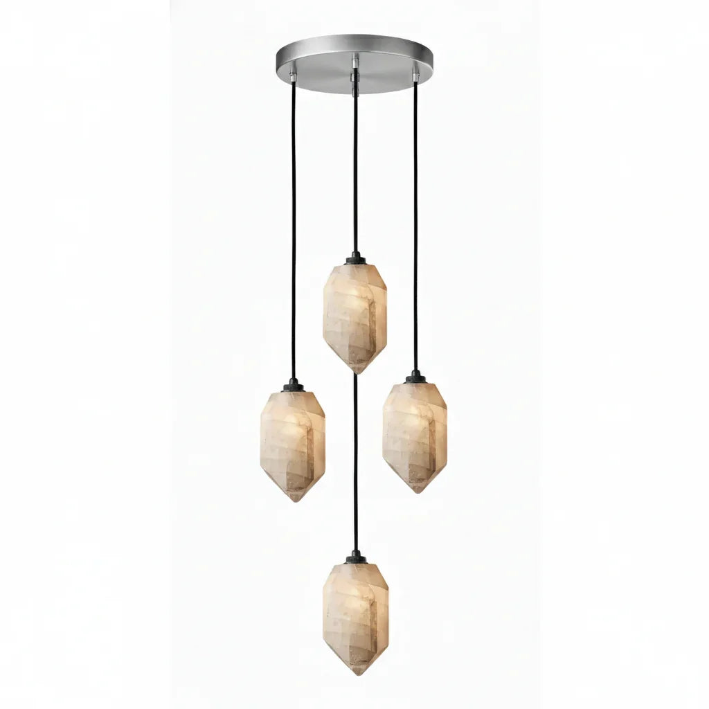Aubrey Alabaster Pendant Light by Bling Lighting Studio