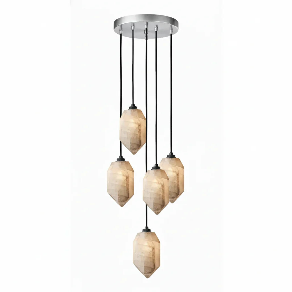 Aubrey Alabaster Pendant Light by Bling Lighting Studio