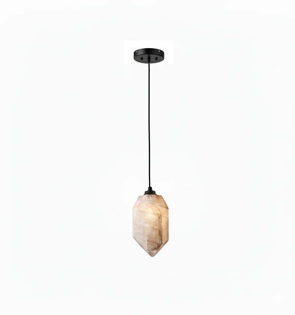 Aubrey Alabaster Pendant Light by Bling Lighting Studio