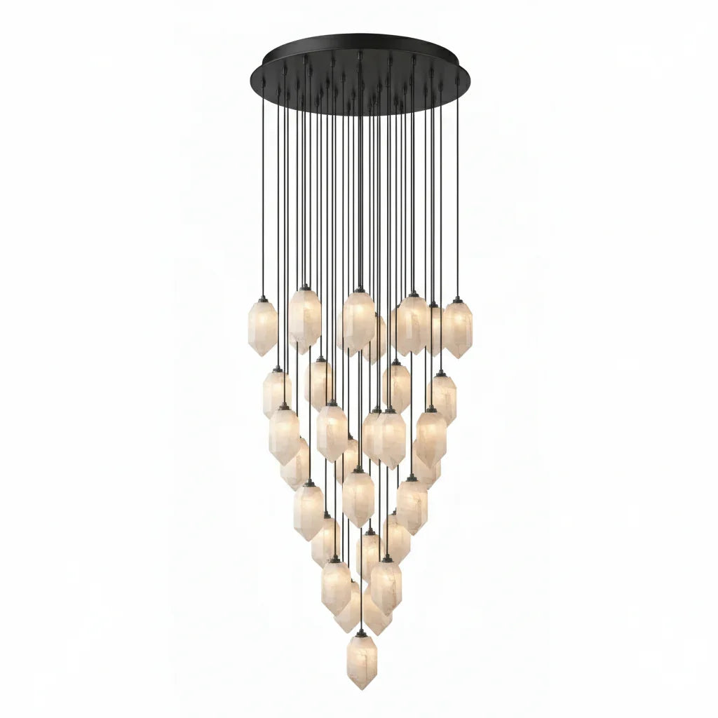 Aubrey Alabaster Pendant Light by Bling Lighting Studio