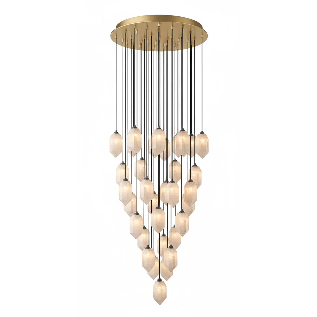 Aubrey Alabaster Pendant Light by Bling Lighting Studio
