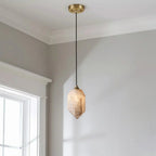 Aubrey Alabaster Pendant Light by Bling Lighting Studio