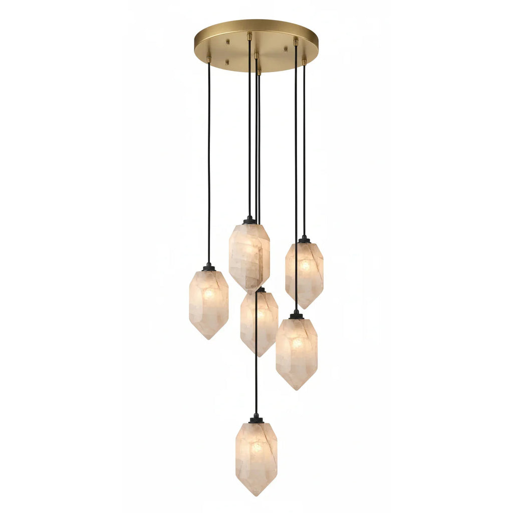 Aubrey Alabaster Pendant Light by Bling Lighting Studio