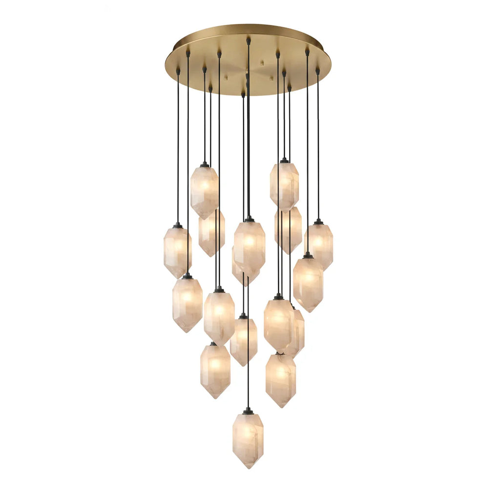Aubrey Alabaster Pendant Light by Bling Lighting Studio