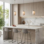 Aubrey Alabaster Pendant Light by Bling Lighting Studio