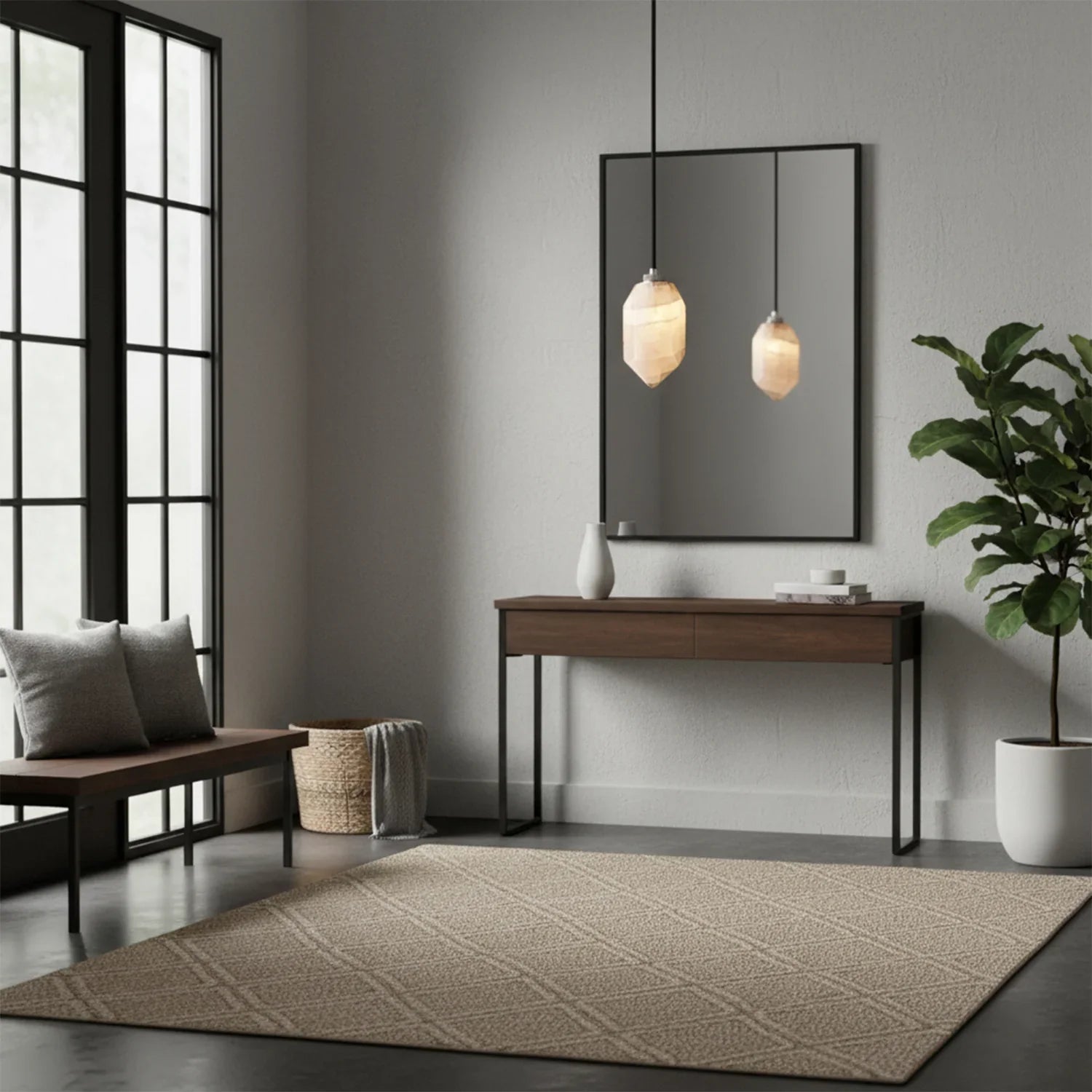 Aubrey Alabaster Pendant Light by Bling Lighting Studio