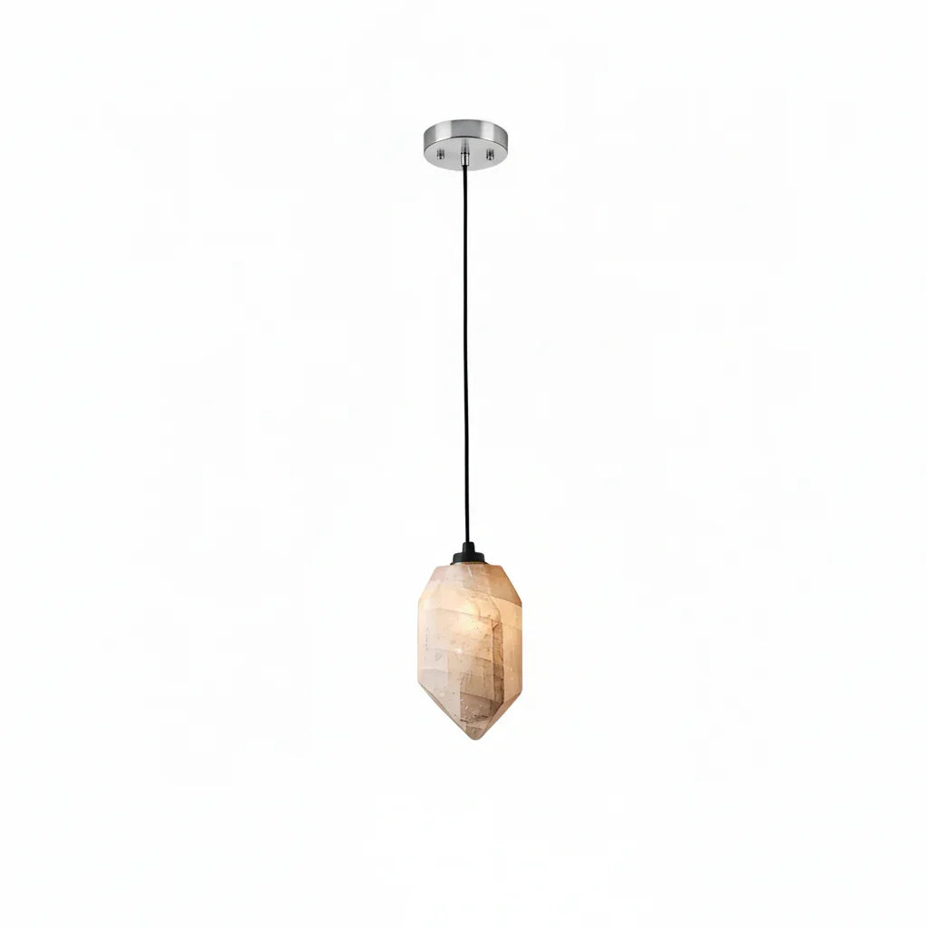 Aubrey Alabaster Pendant Light by Bling Lighting Studio