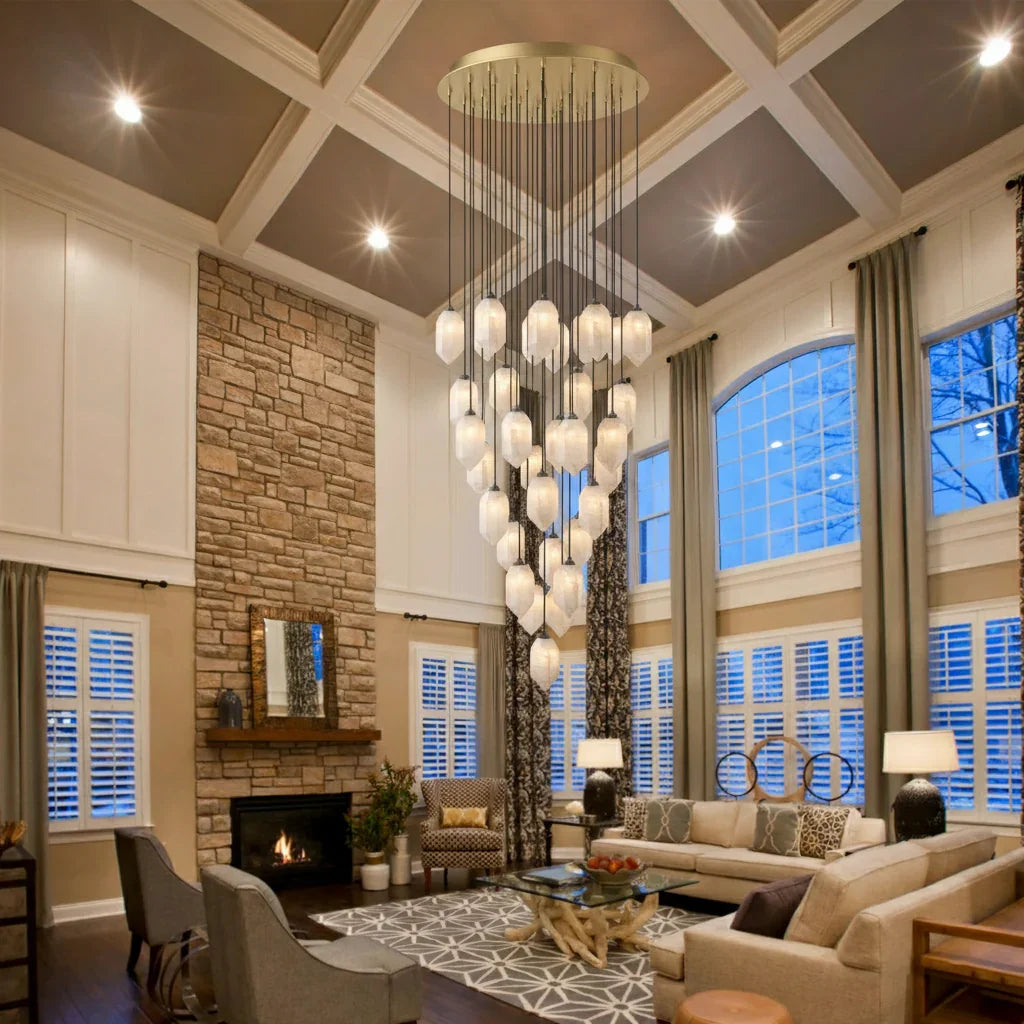 Aubrey Alabaster Pendant Light by Bling Lighting Studio