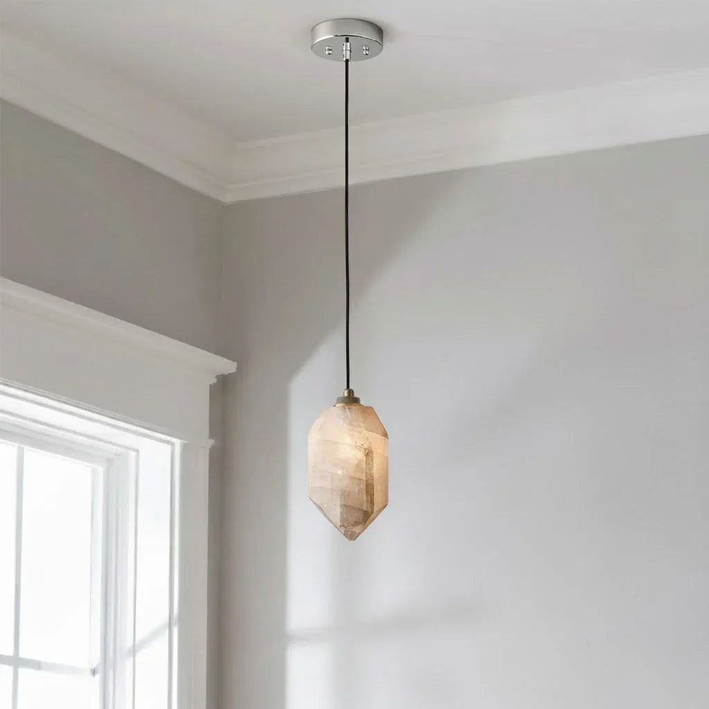 Aubrey Alabaster Pendant Light by Bling Lighting Studio