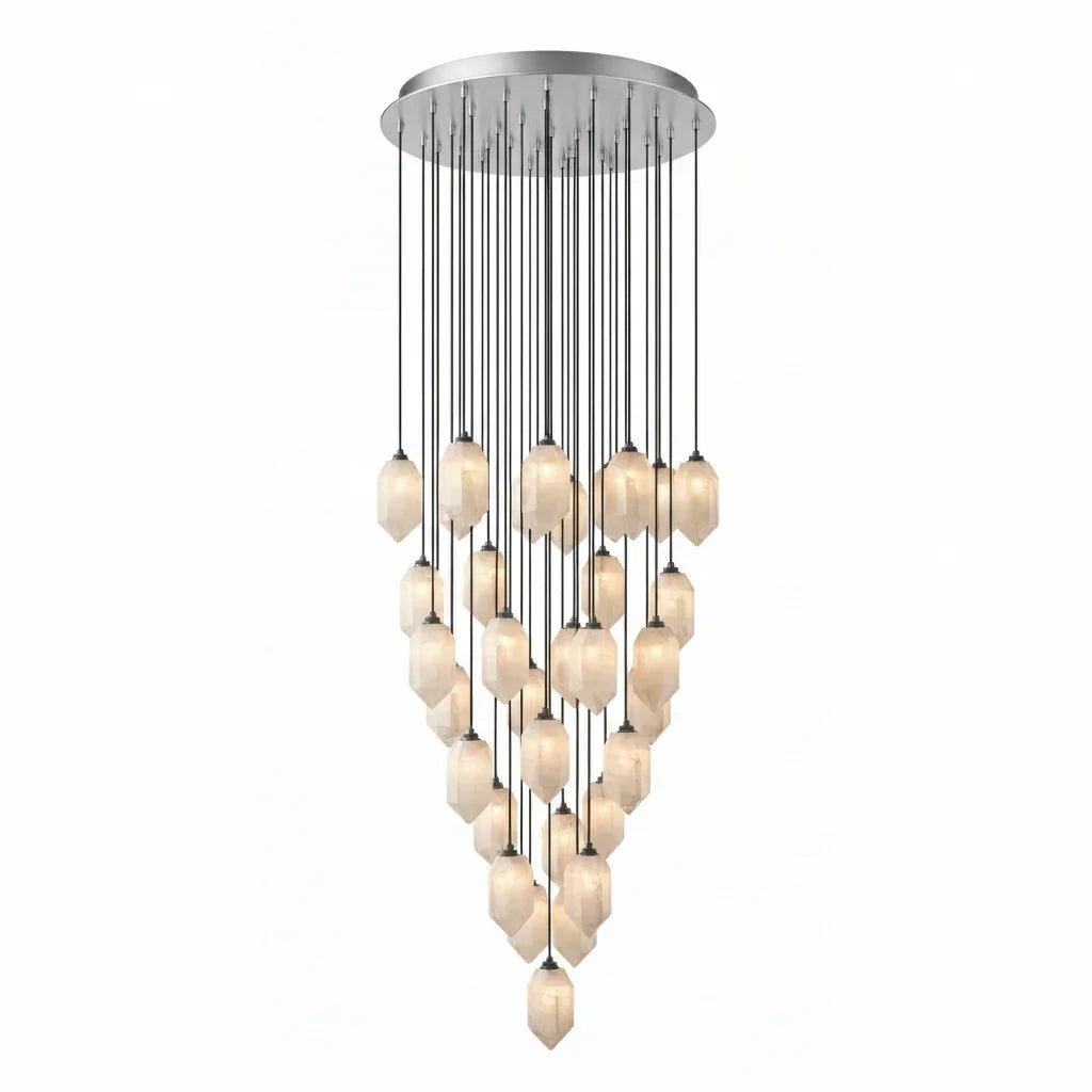 Aubrey Alabaster Pendant Light by Bling Lighting Studio