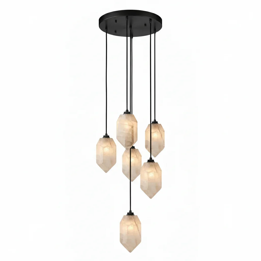 Aubrey Alabaster Pendant Light by Bling Lighting Studio
