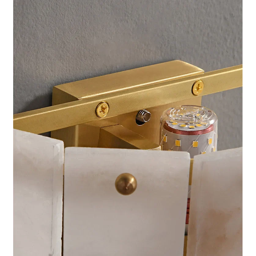 AURA ALABASTER WALL SCONCES by Bling Lighting Studio