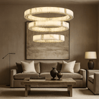 Aurelia Alabaster & Crystal Chandelier by Bling Lighting Studio