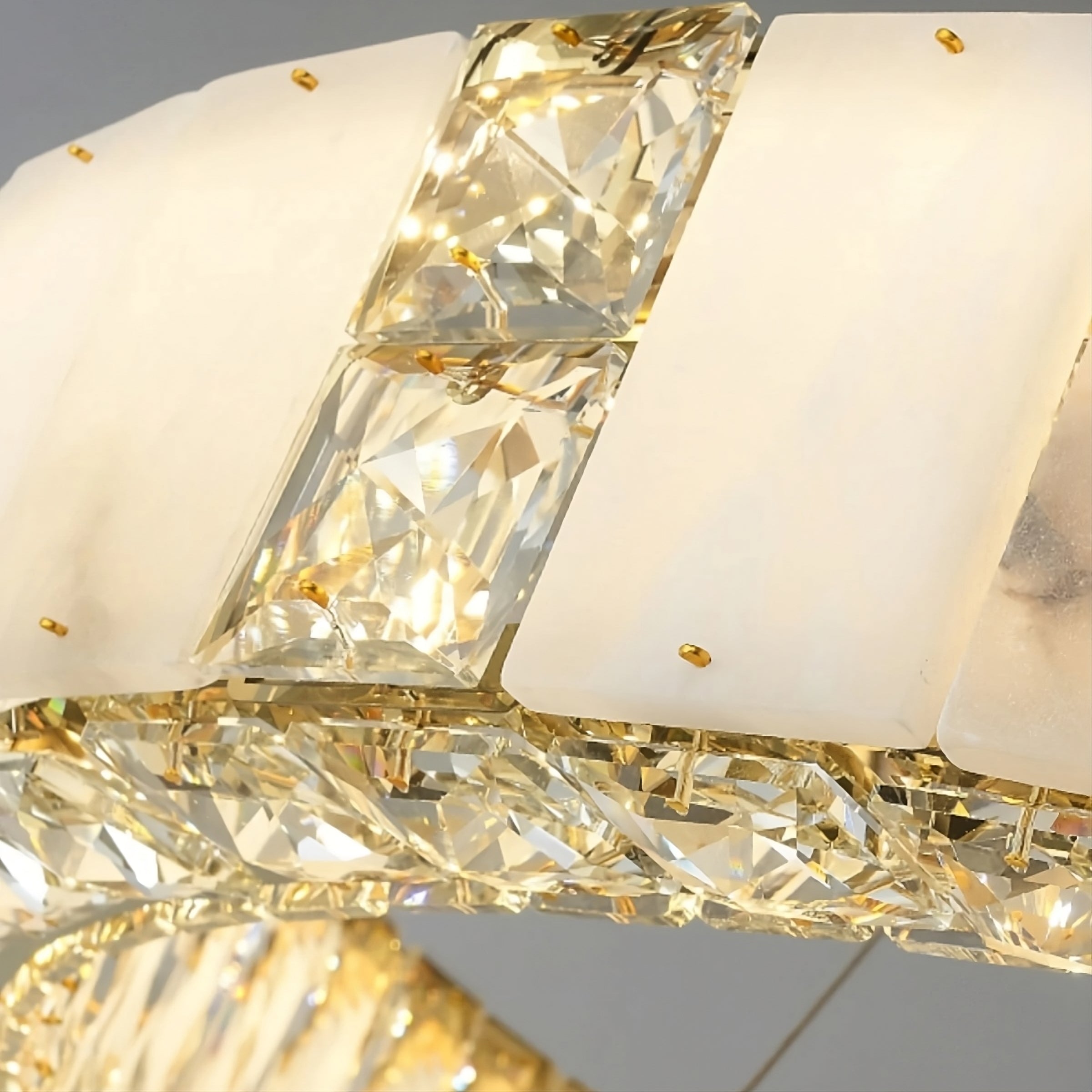 Aurelia Alabaster & Crystal Chandelier additional product view