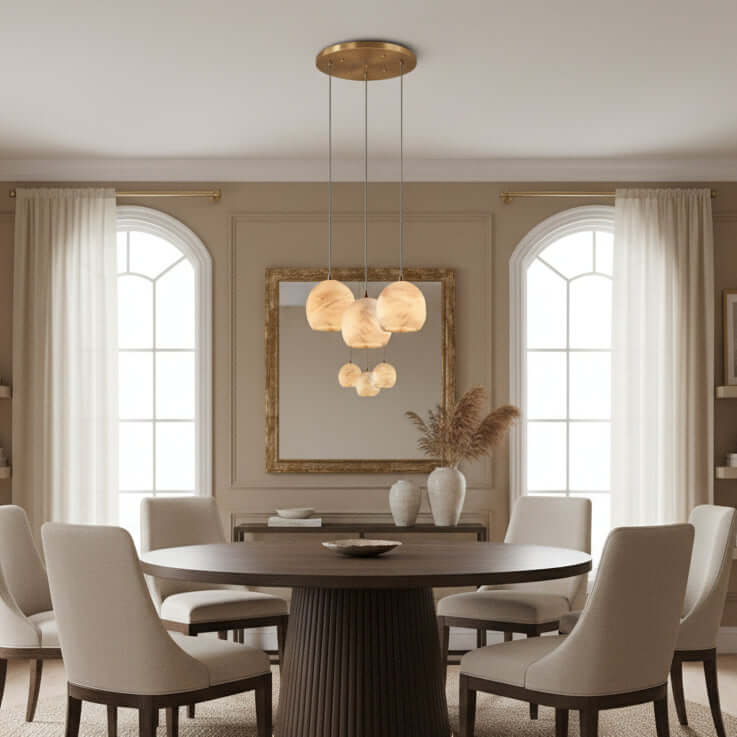 Auris 3-Light Alabaster Chandelier additional product view