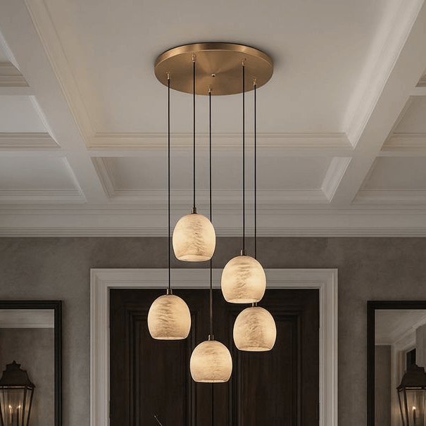 Auris 5-Light Alabaster Chandelier additional product view