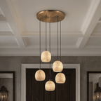 Auris 5-Light Alabaster Chandelier additional product view