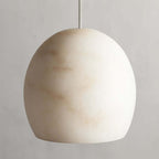 Auris 9-Light Alabaster Chandelier material and finish detail