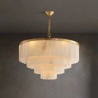 Aurora Alabaster Round Chandelier product image