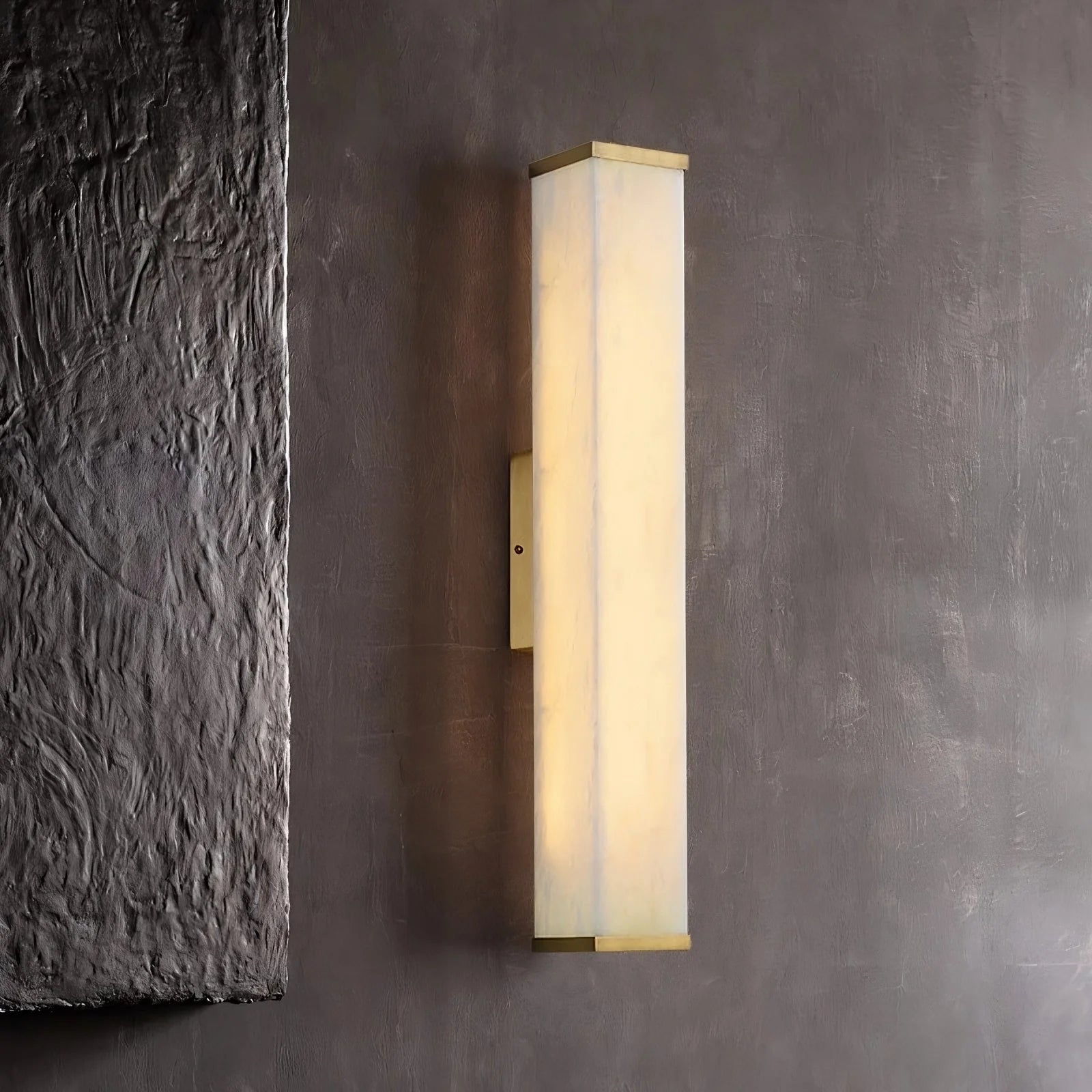 Avana Alabaster Wall Sconce by Bling Lighting Studio