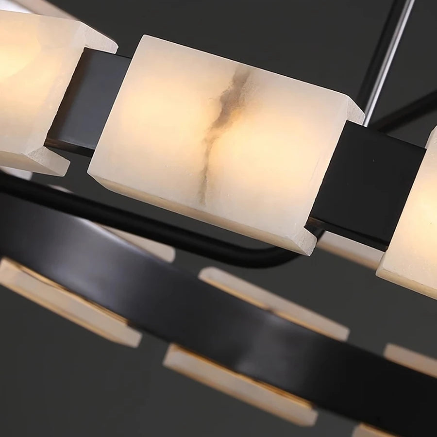 Aveline Modern Alabaster Chandelier additional product view