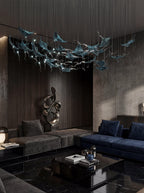 White Manta Branch Chandelier