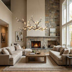 Barhed Tree Branch Chandelier by Bling Lighting Studio