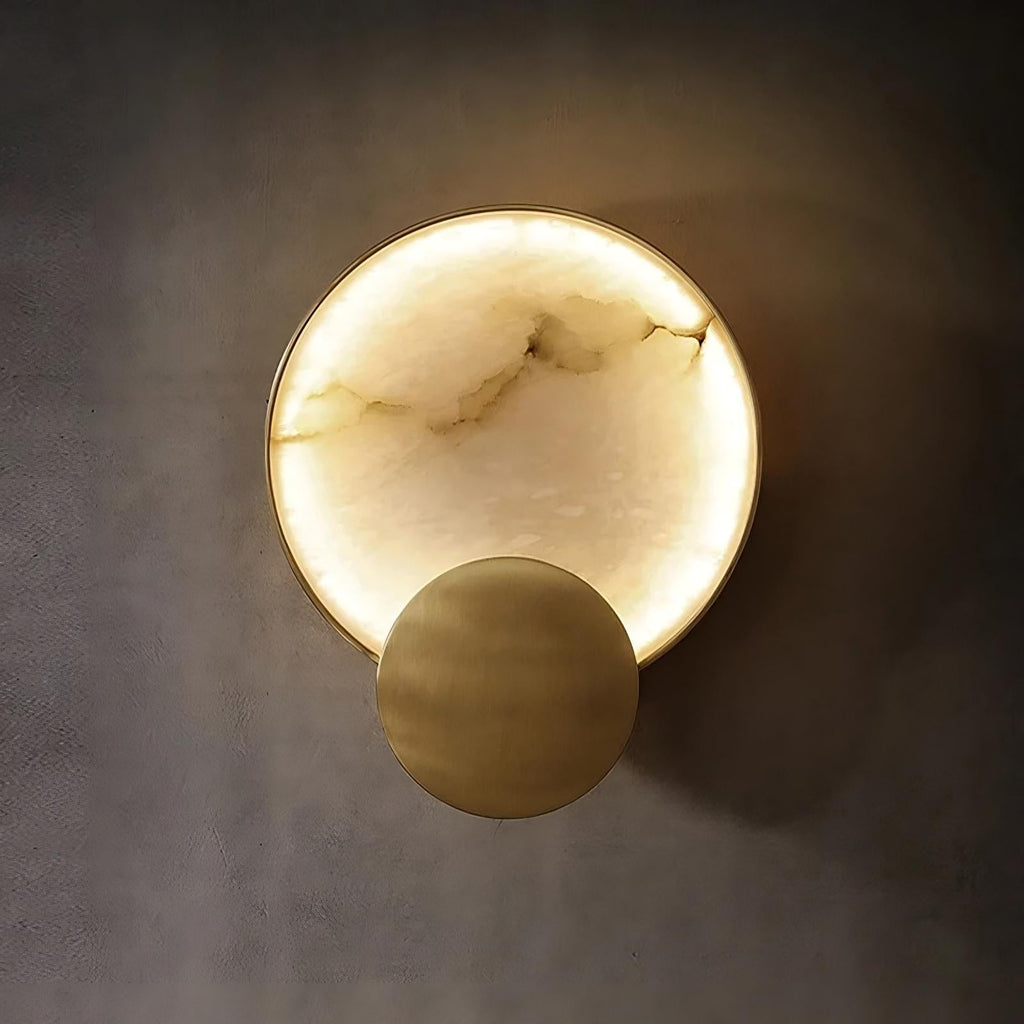 Barley Alabaster Wall Sconce detail view