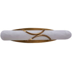 Basalt Tubular Alabaster Wall Sconce by Bling Lighting Studio