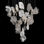 Frosted Blossom Cluster Chandelier